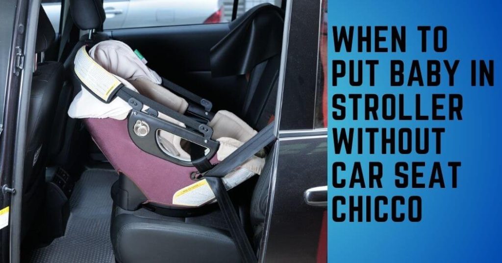 Baby in Stroller Without Car Seat Chicco