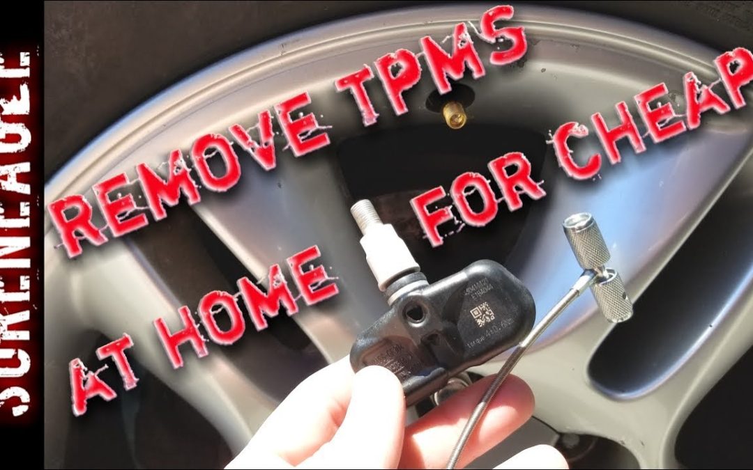 How To Remove a Tpms Sensor Without Removing Tire?