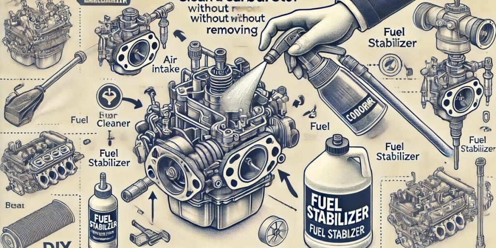 How to Clean a Carburetor Without Removing It