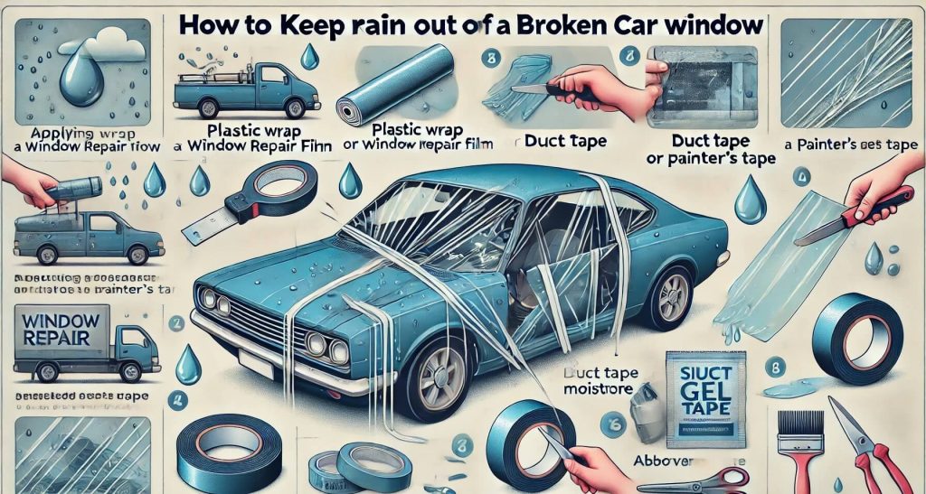 How to Keep Rain Out of a Broken Car Window