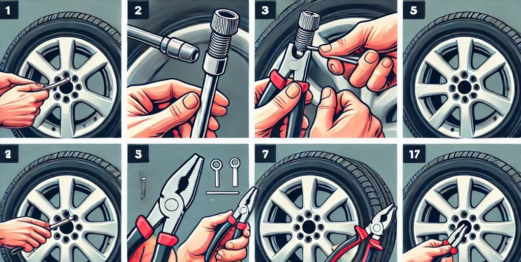 How to Tighten a Valve Stem on a Tire