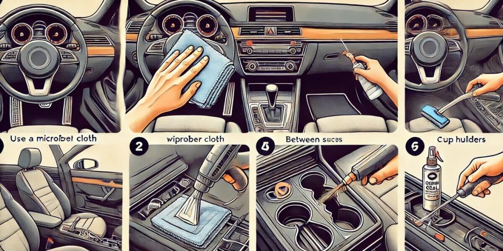 Step-by-Step Guide: How to Clean Small Spaces in Your Car