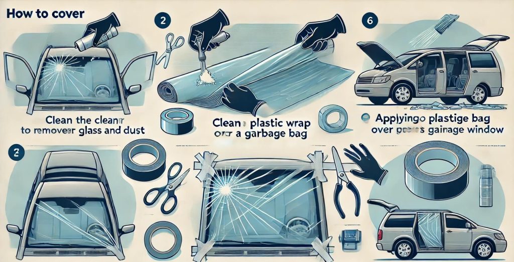 Step-by-Step Guide: How to Cover a Broken Car Window