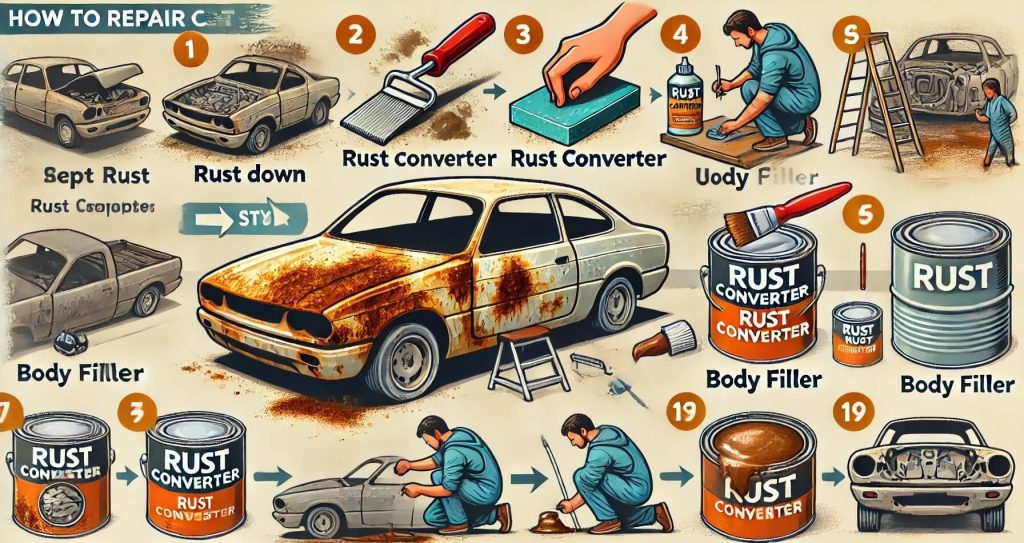 Step-by-Step Guide: How to Repair Car Rust