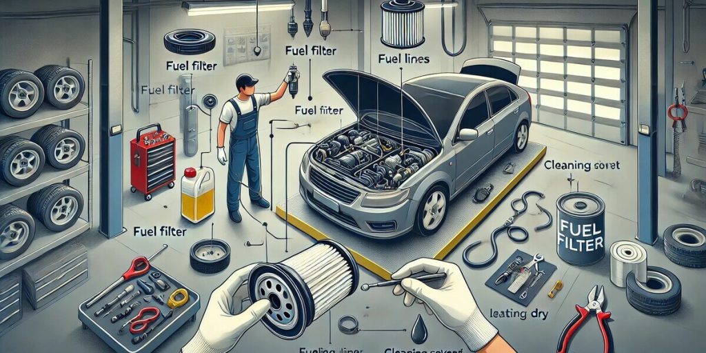 how to clean a fuel filter