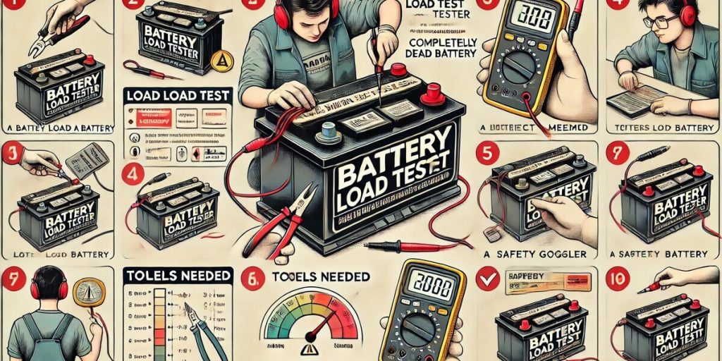 how to load test a battery