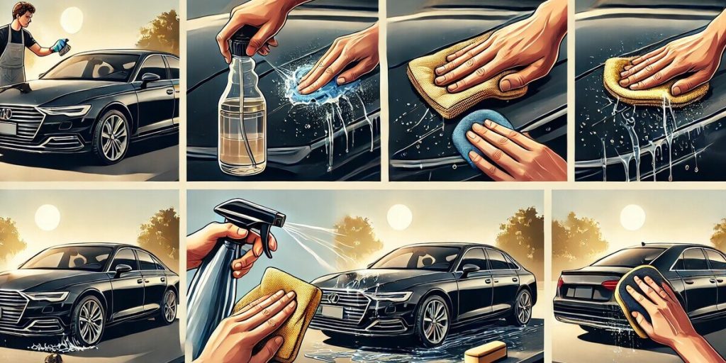 how to remove water spots on car