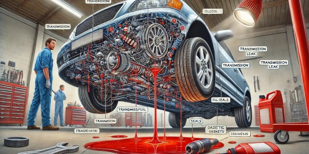 Symptoms and Causes of Transmission Fluid Leaks