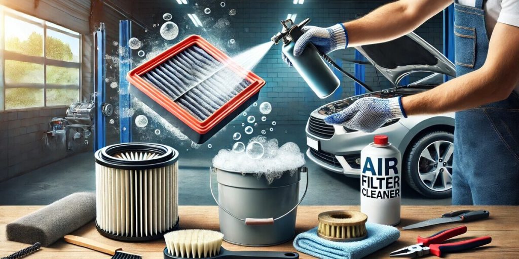 how to clean air filter